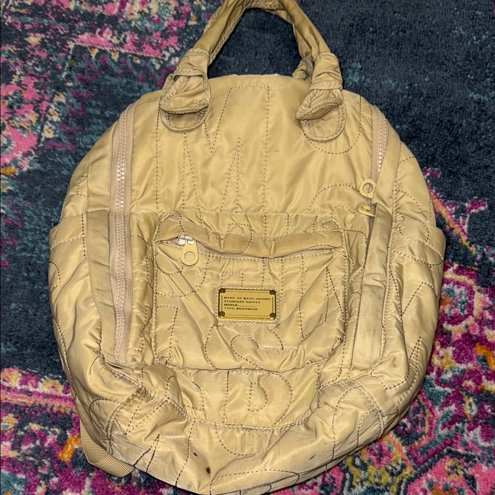 Mark Jacob’s Nylon Quilted Backpack